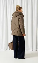 Coat Beautiful & Free 1018 xaki