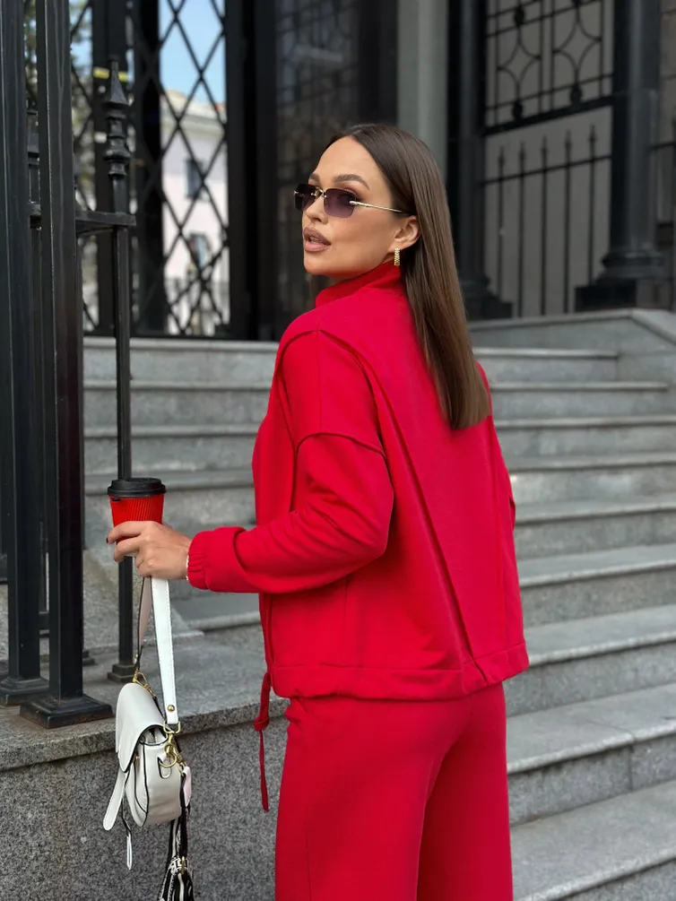 Garnitur Dilana Vip #2065 krasnyj