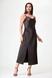 Sukienka Anelli Laurel #1292 gorkij shokolad
