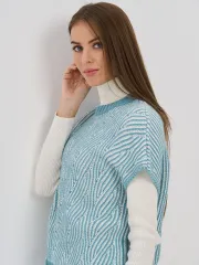 Kamizelka Newvay #9232-91031 grozovoe nebo/mol