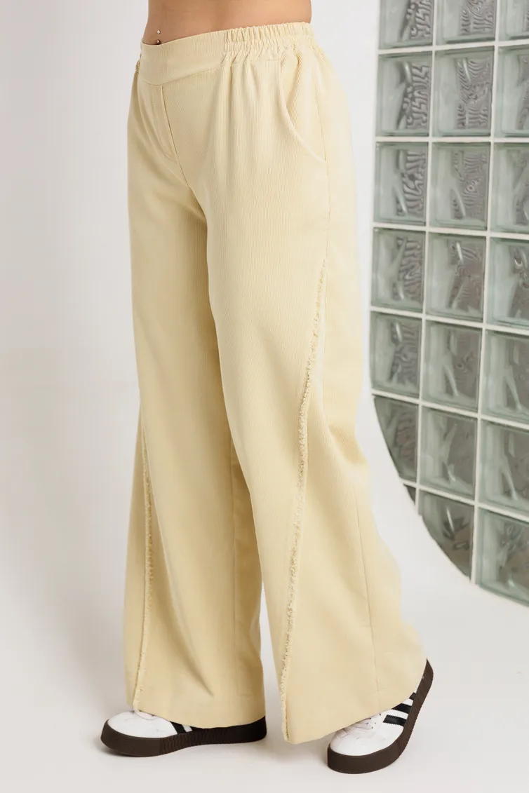 Spodnie BegiModa #6080 banan