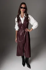 Sukienki Lyushe #4519 bordo