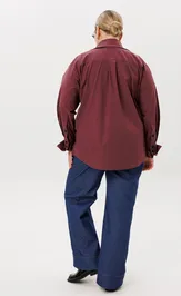 Рубашка Ava fashion М-167 бордовый