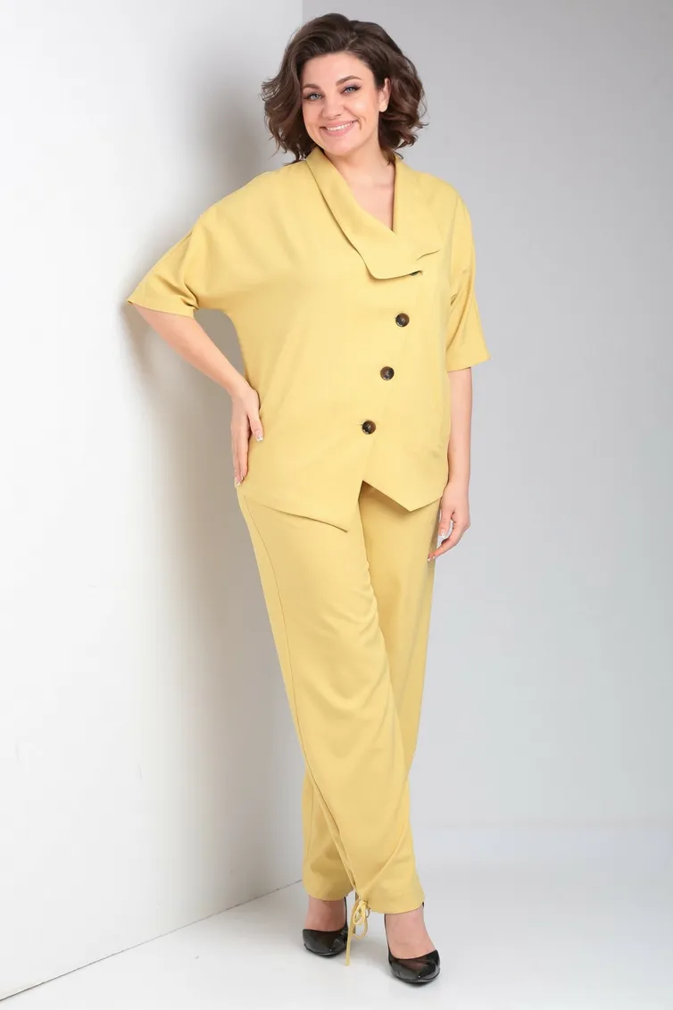 Garnitur Ladis Line #1496 gorchica