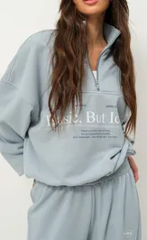 Bluza Pirs 6494 sero-goluboj
