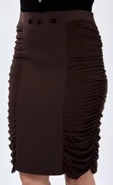 Skirt Klever 0409 shokolad