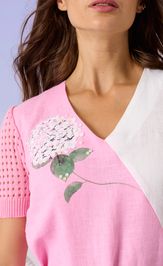 Dress Barbara Geratti S2996BG belyj/rozovyj