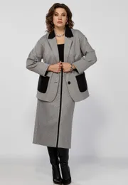 Spódnica Ava fashion #M-091 seryj