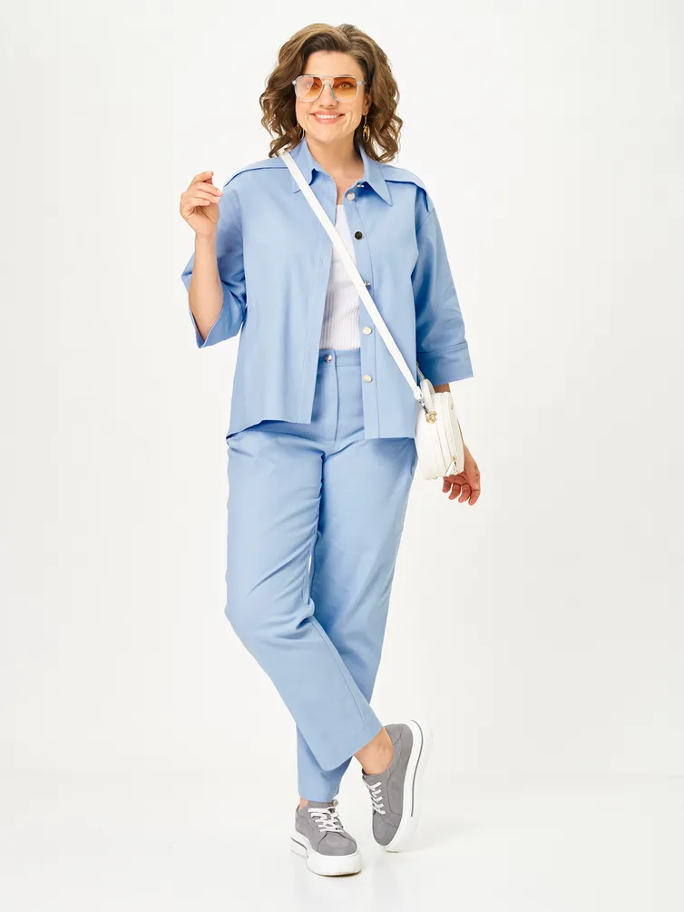 Suit Vilena-fashion #1158 goluboj