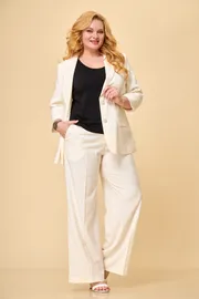 Trousers BelElStyle #601 molochnyj
