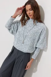 Jumper Lyushe #4277 goluboj