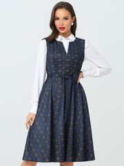 Платье DS Trend арт. С-0255 (Деловой квартал, нью клетка)