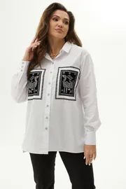 Bluzka MALI #623-049 belyj