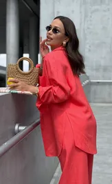 Блузка Dilana Vip 2099 лосось