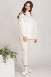 Bluzka MiSlana #0714 belyj