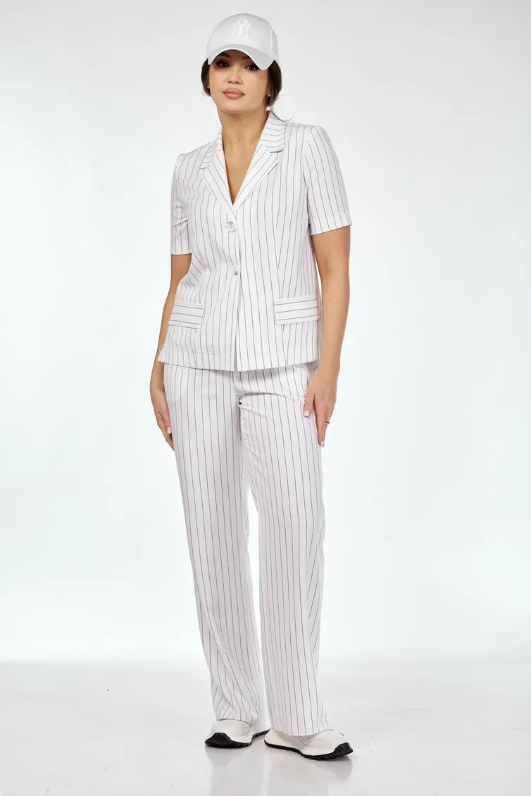 Garnitur Vilena-fashion #963 belyj v polosku