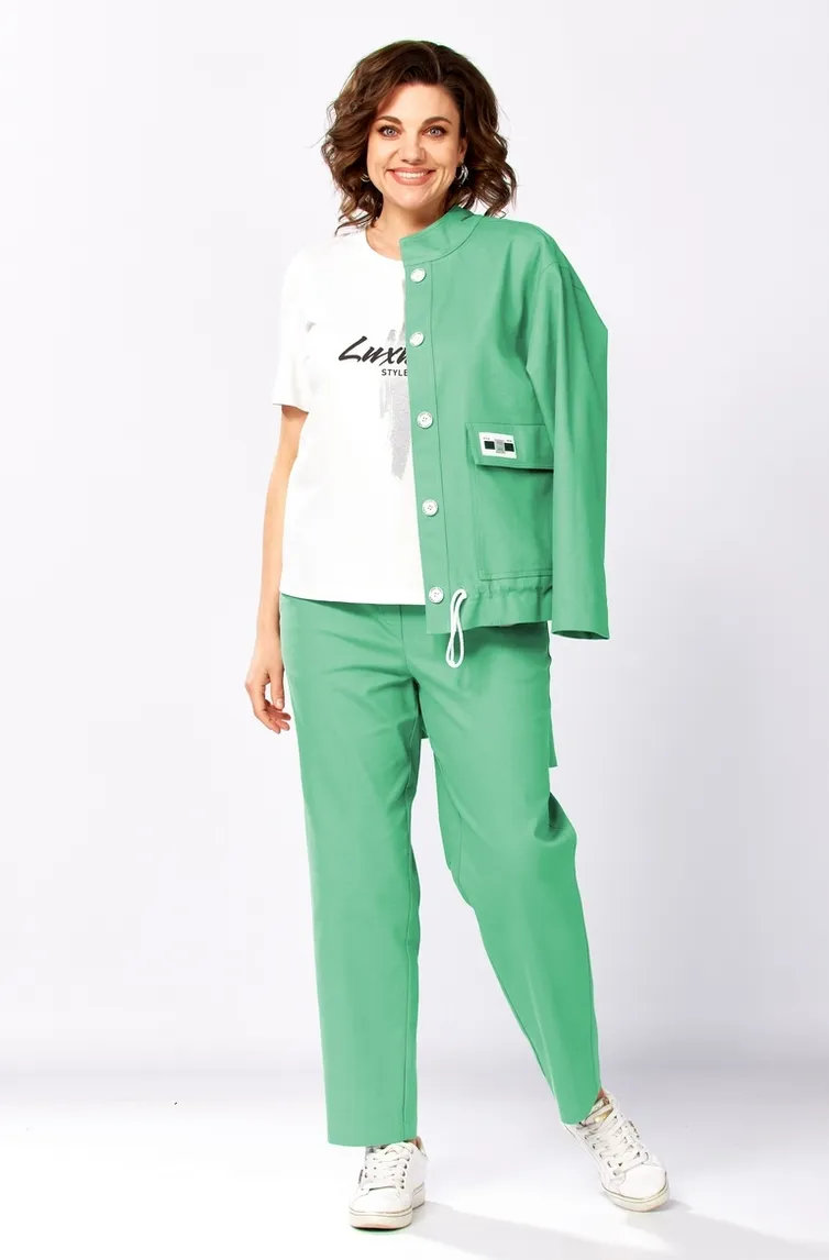 Suit Milora #1444 yarko-zelenyj