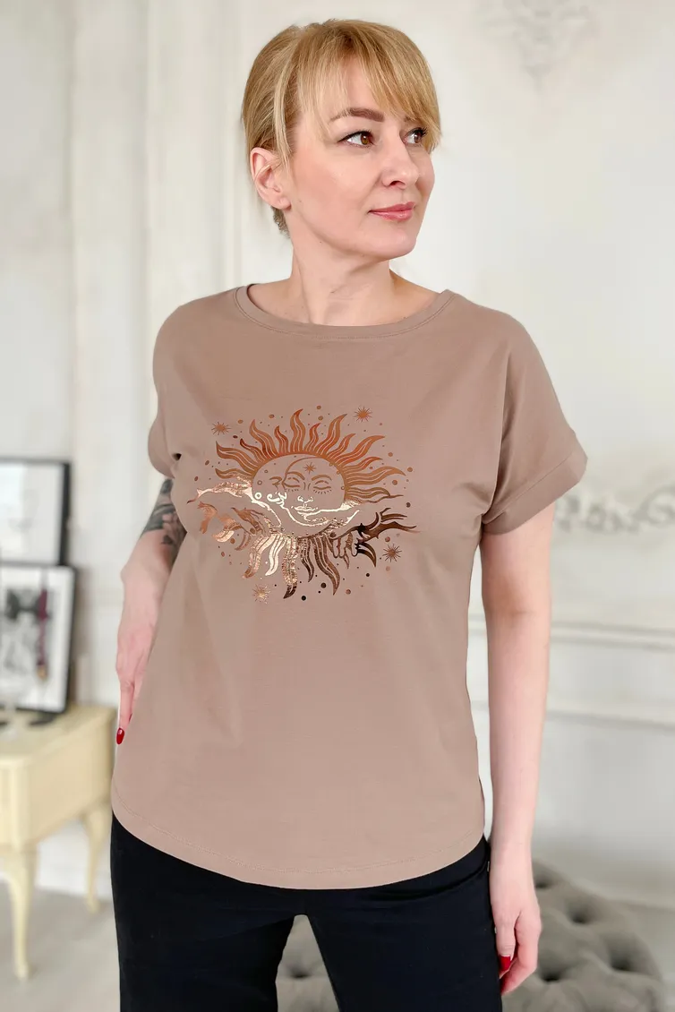 Koszulka Rumoda #2195 Kapuchino