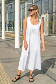 Sukienka SILVERSPICE #S-5422 beloe