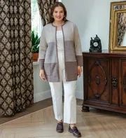 Sweter BONADI #1916 kapuchino