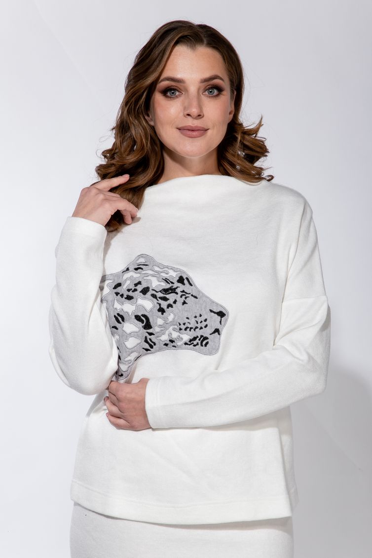Sweatshirt Elletto Life #3523 bel