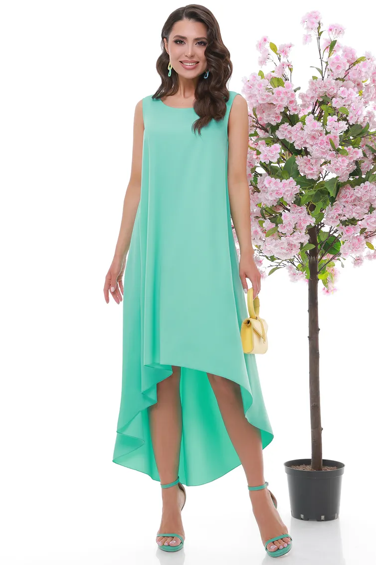 Sukienka DS Trend #P-3869-0143 (dlinnoe myatnogo cveta)