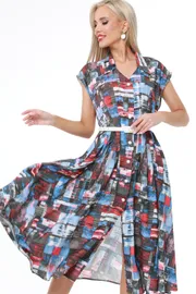 Dress DS Trend #P-4632 (Vdoxnovlyayushhaya istoriya, print)
