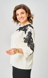 Блузка Rumoda 2277 дл.р молочный