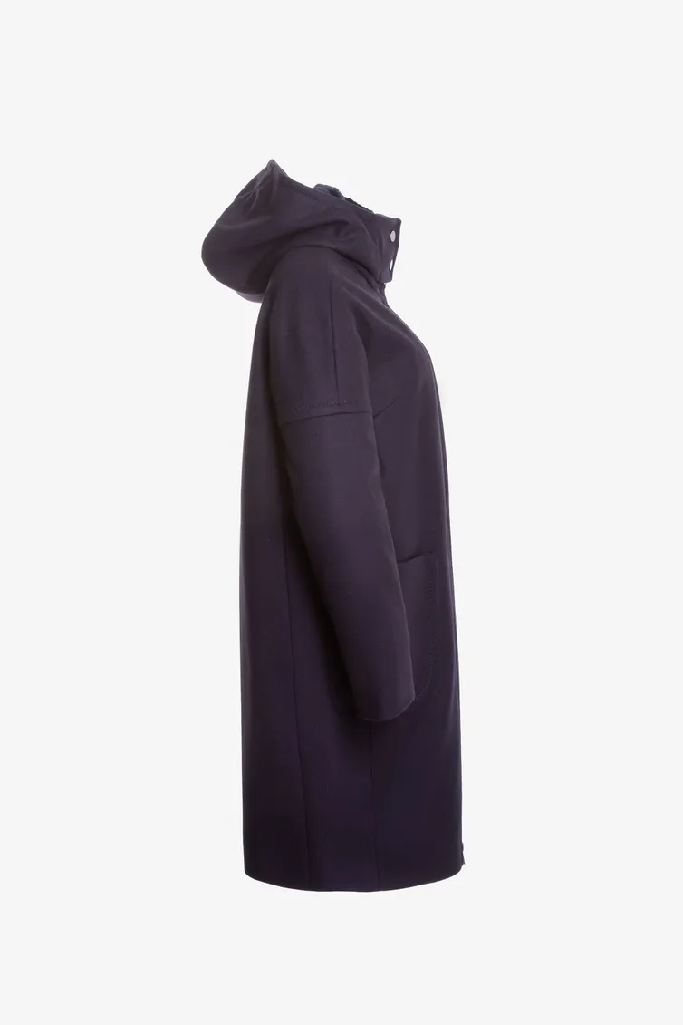 Coat Elema #6-10534-1 tyomno-sinij 170