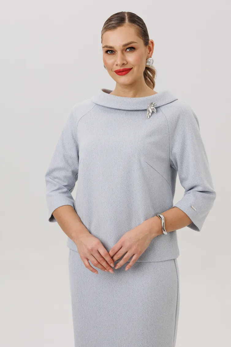 Костюм Anastasia арт. 1163 серо-гол