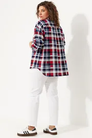 Рубашка BegiModa арт. 4103 красная клетка