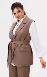 Жилет Anelli Laurel 1502 кора дуба