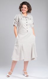 Dress Celentano 5016.1 len bezh