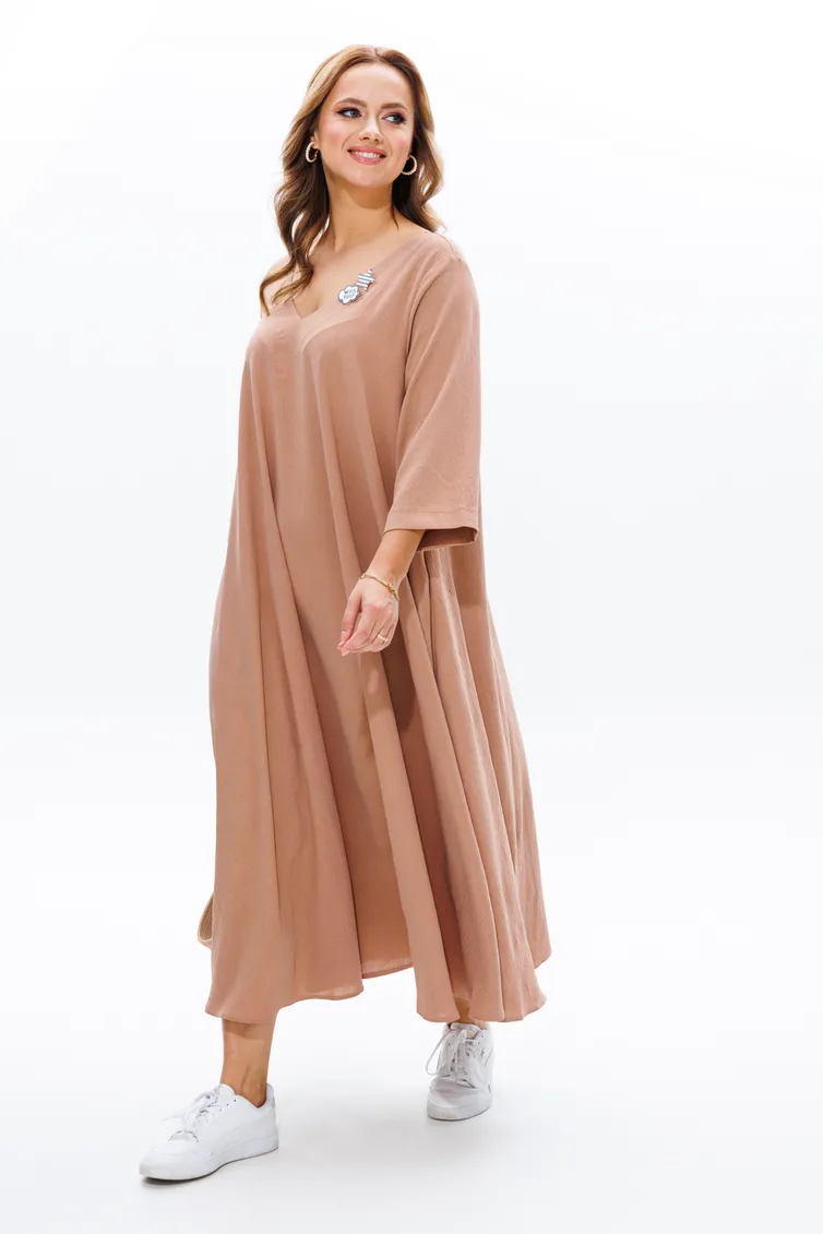 Dress Anastasia #1005.2 kapuchino