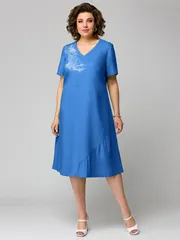 Sukienka Michelle Style #1196 sinij