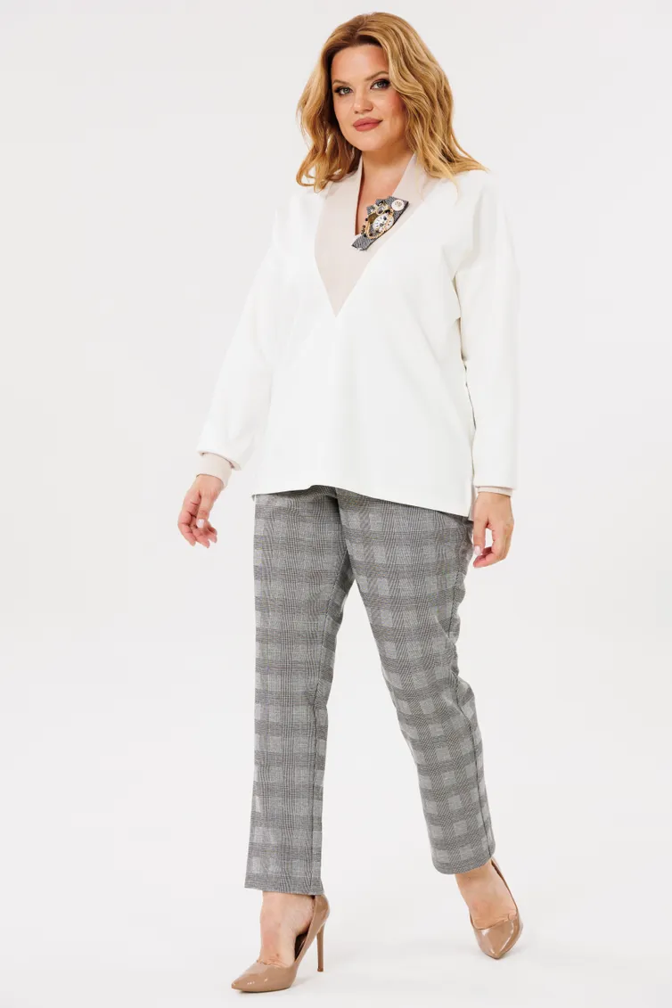 Zestaw Michel Chic #1395 seryj, moloko
