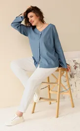 Блуза BegiModa 4041 джинс