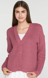 Sweter Newvay 7242-14128 t.pudra