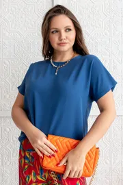 Blouse TOOK A LOOK & Angelika #TB-97v denim