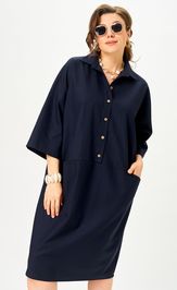 Платье SOVA 11329 синий