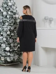 Sukienka NOVITA #1433 chernyj