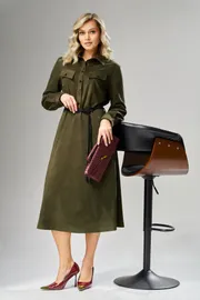 Sukienka Ava fashion #M-239 xaki