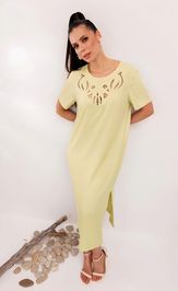 Платье Galean Style 1011 лимонный