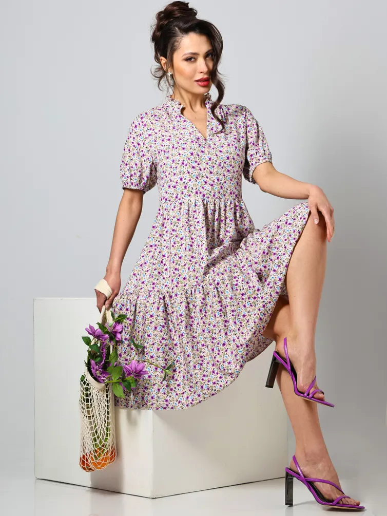 Dress DS Trend #YuS-1075 (Cvetochnyj parfyum, romantika nyu)
