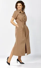Dress Rishelie 1027 bezh