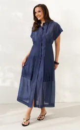 Платье Alta Moda 1091-1 синий