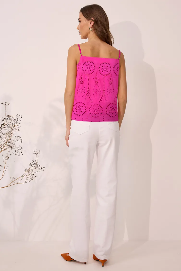 Do Góry Lyushe #4067 Bluza fuksiya