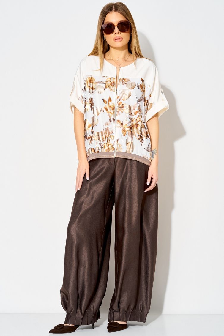 Брюки LAIKONY арт. L-834-2 шоколадный