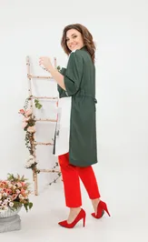 Zestaw SandyNA 13591 xaki+krasnyj