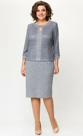 Dress LadyThreeStars 2497 seryj
